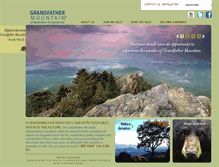 Tablet Screenshot of grandfathermountain.org